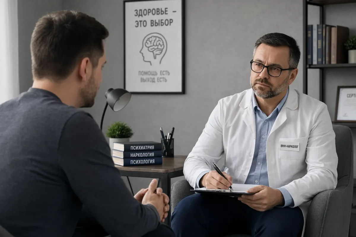 Медицинский персонал в клинике